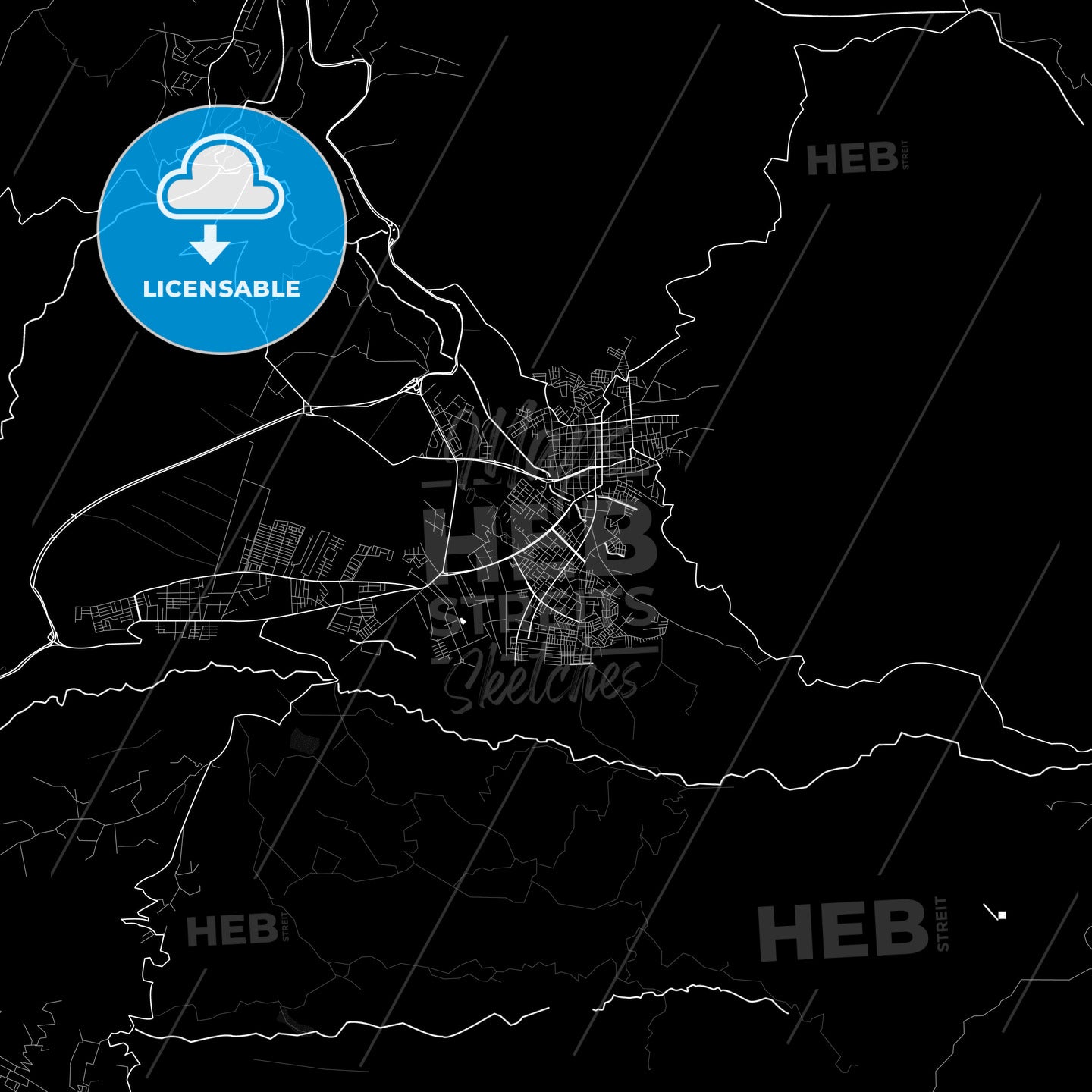 Fusagasuga, Colombia PDF map