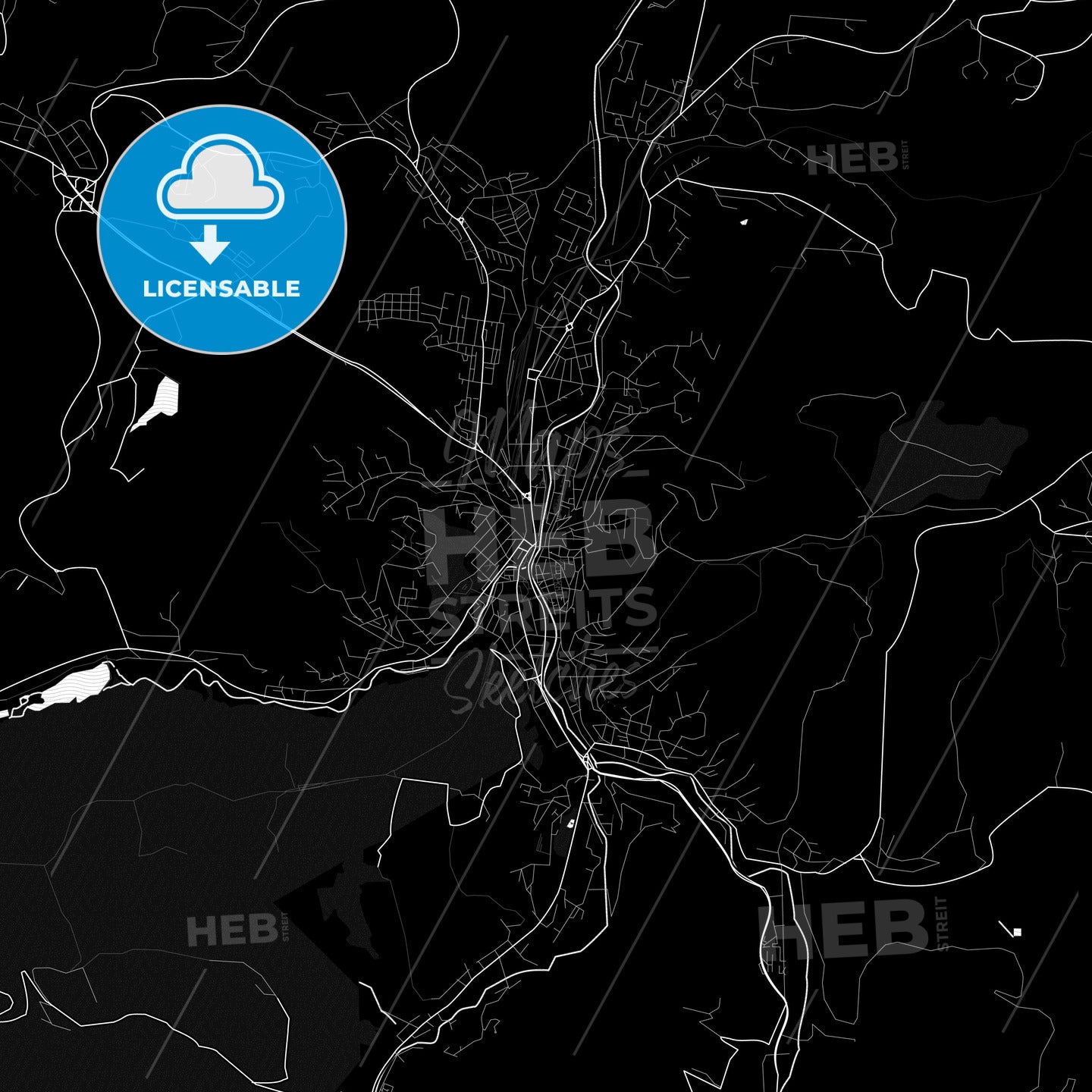 Gabrovo, Bulgaria PDF map