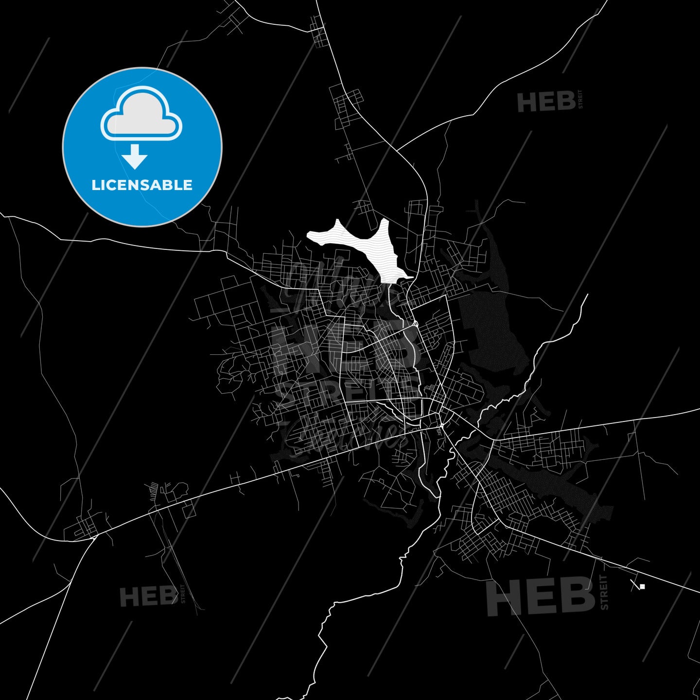 Gagnoa, Ivory Coast PDF map