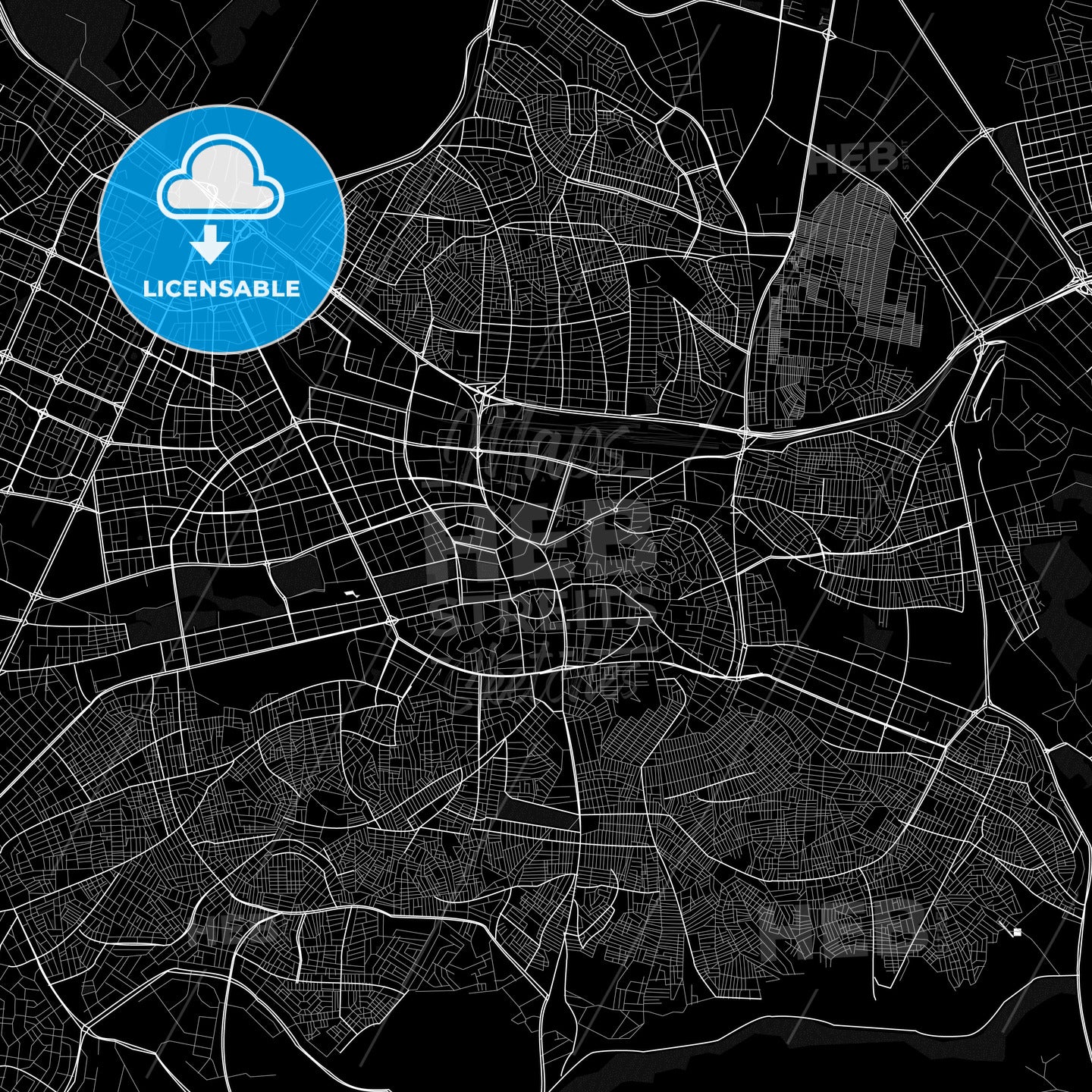Gaziantep, Turkey PDF map