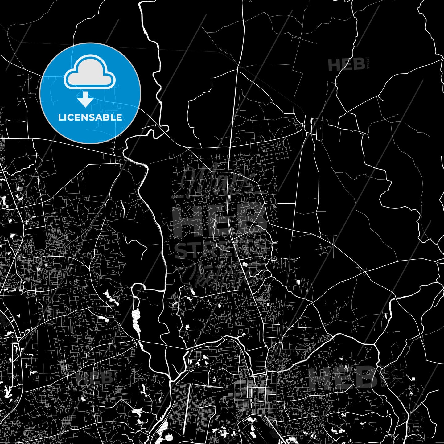 Gazipur, Bangladesh PDF map