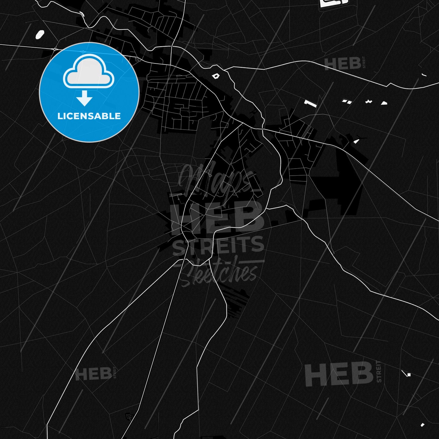 Geestland, Germany PDF map