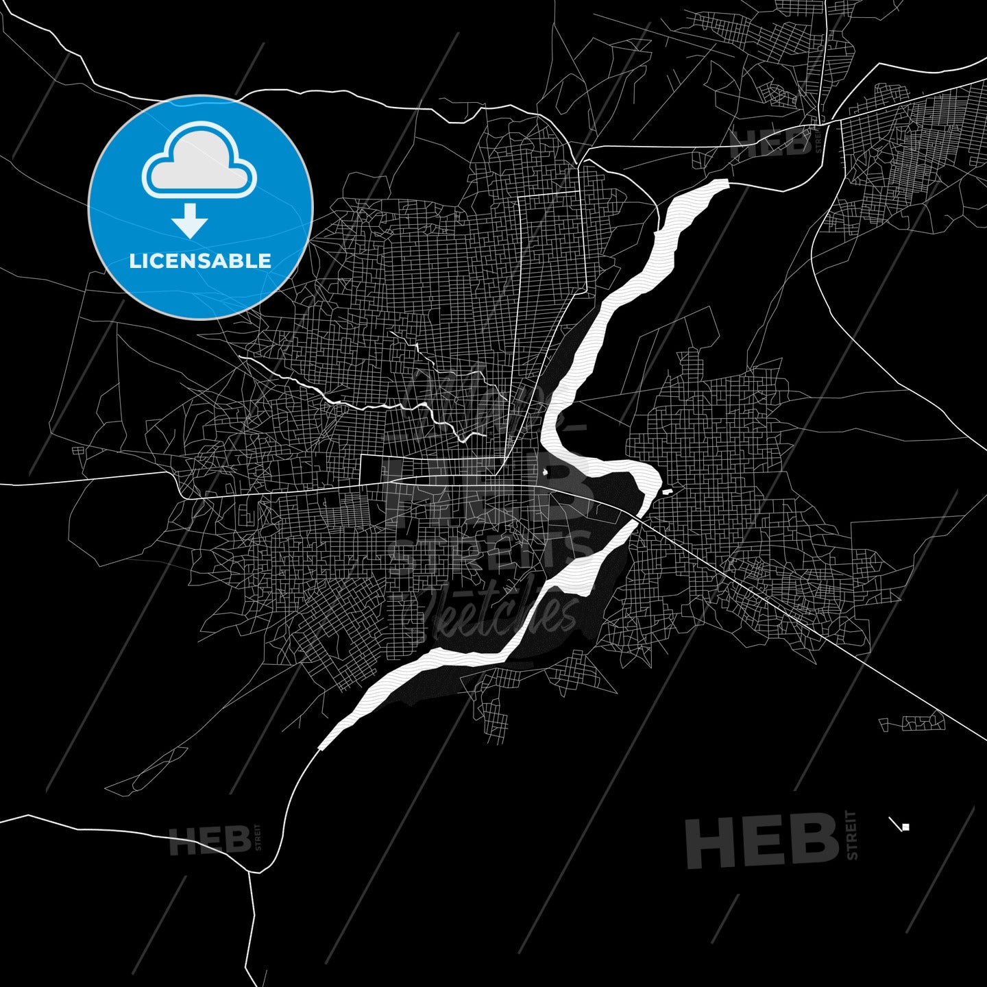 Geneina, Sudan PDF map