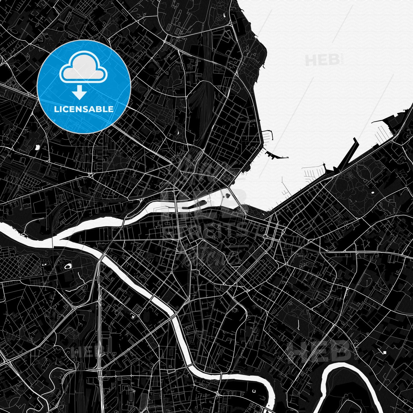 Geneva, Switzerland PDF map
