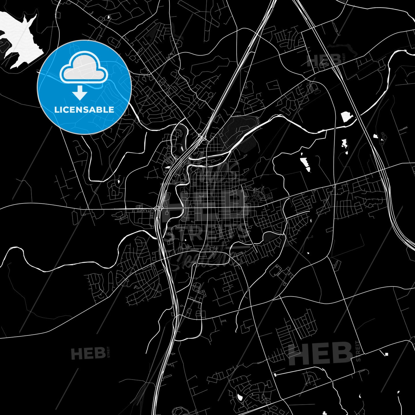 Georgetown, Texas, United States, PDF map