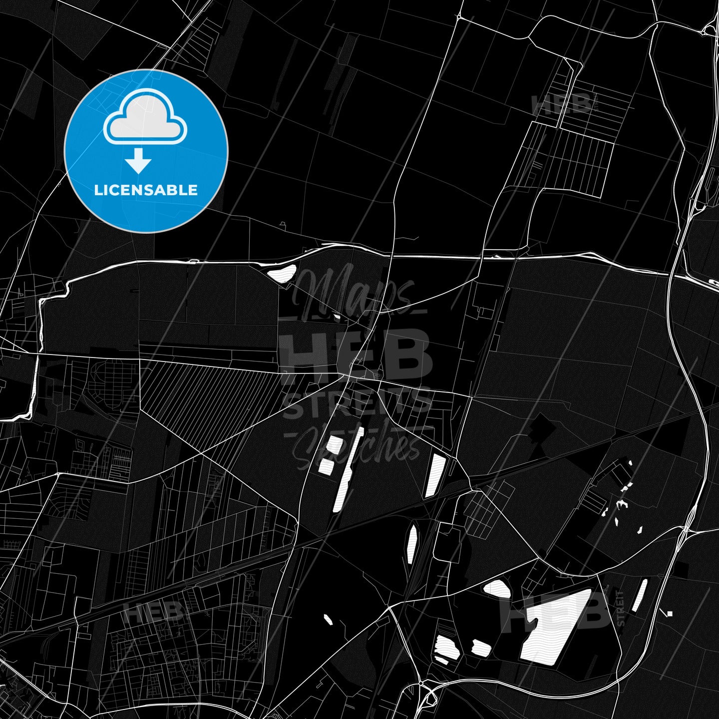 Gerasdorf bei Wien, Austria PDF map