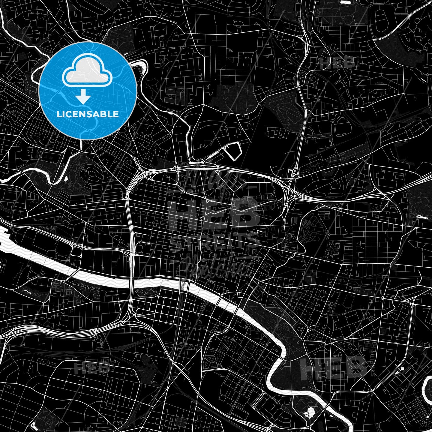 Glasgow, Scotland PDF map