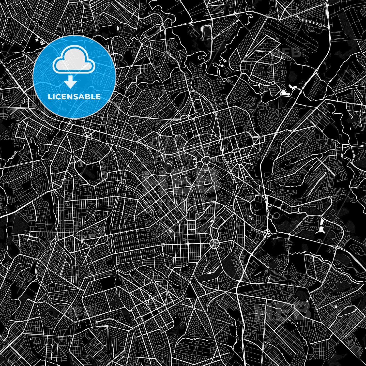 Goiania, Brazil PDF map