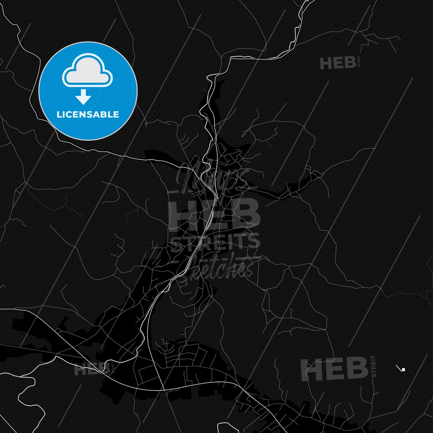 Gračanica, Bosnia and Herzegovina PDF map