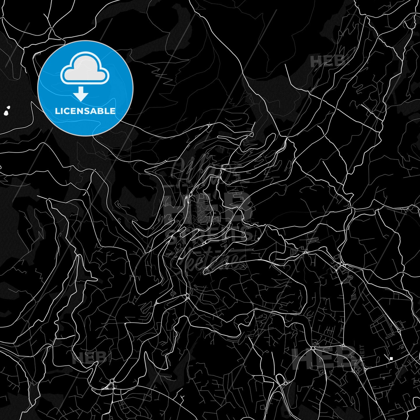 Grasse, France PDF map