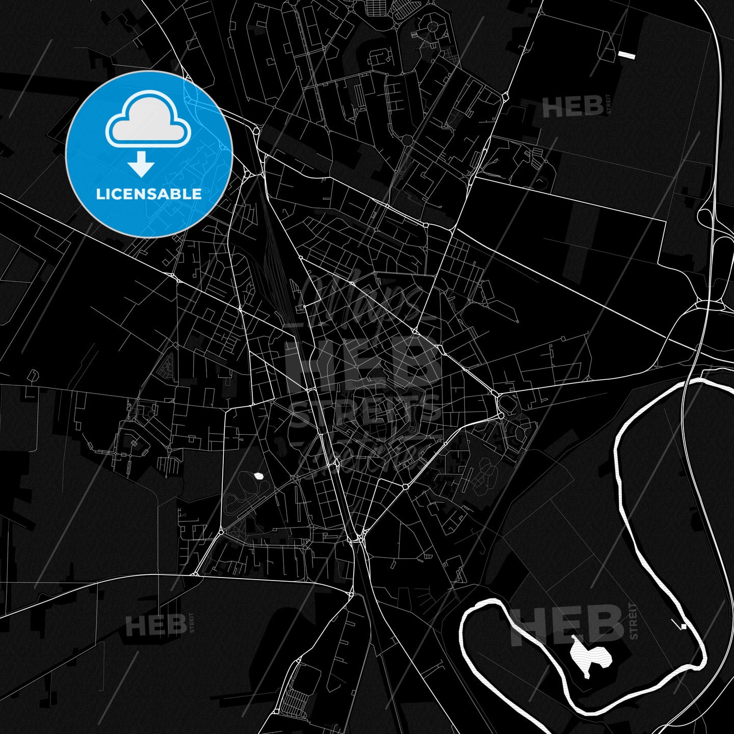 Grosseto, Italy PDF map