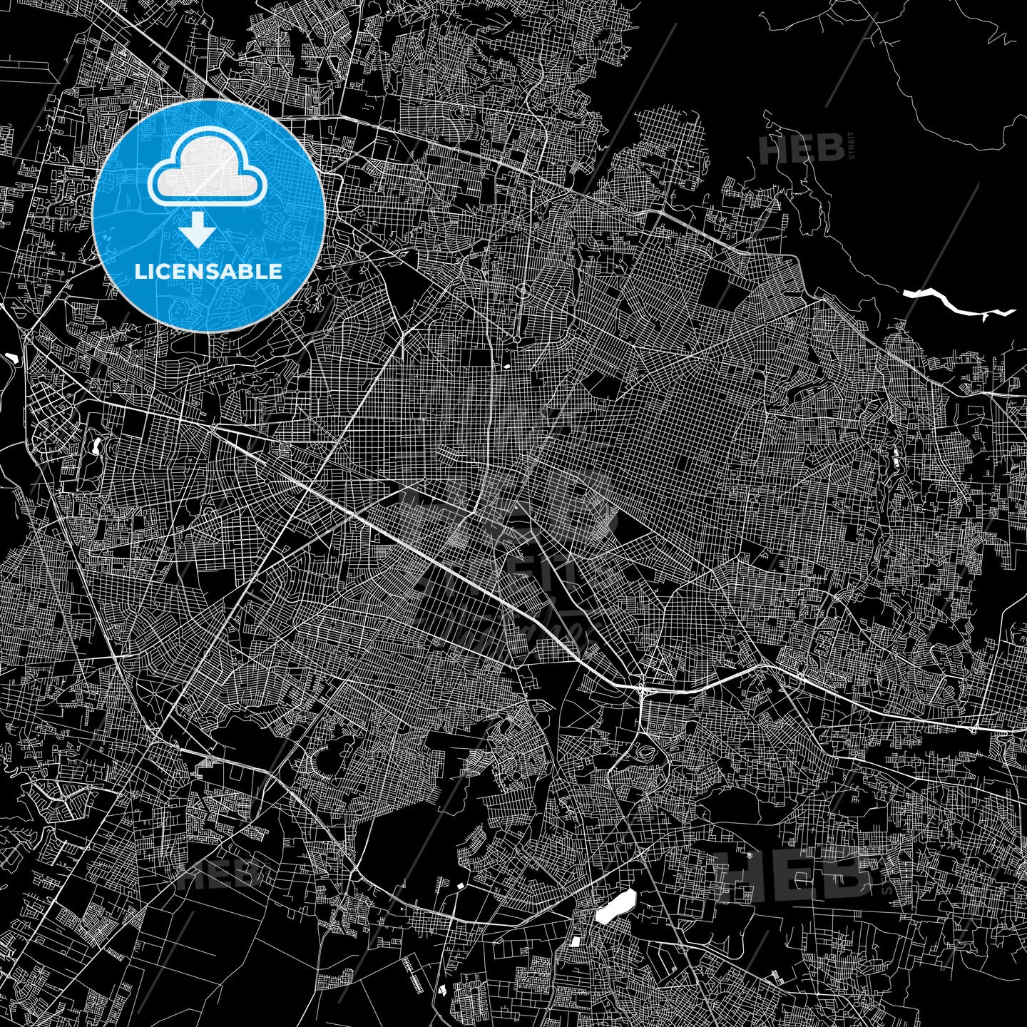 Guadalajara Mexico map