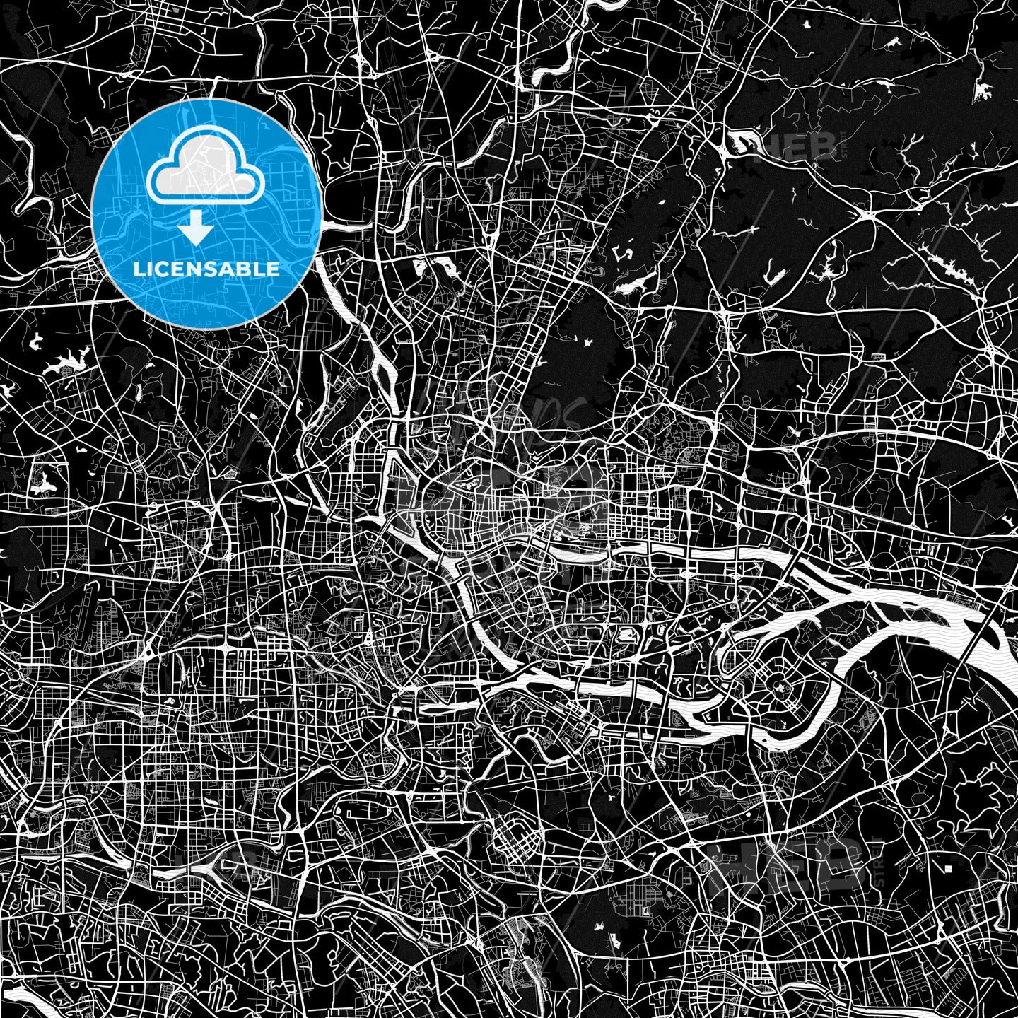 Guangzhou, China PDF map