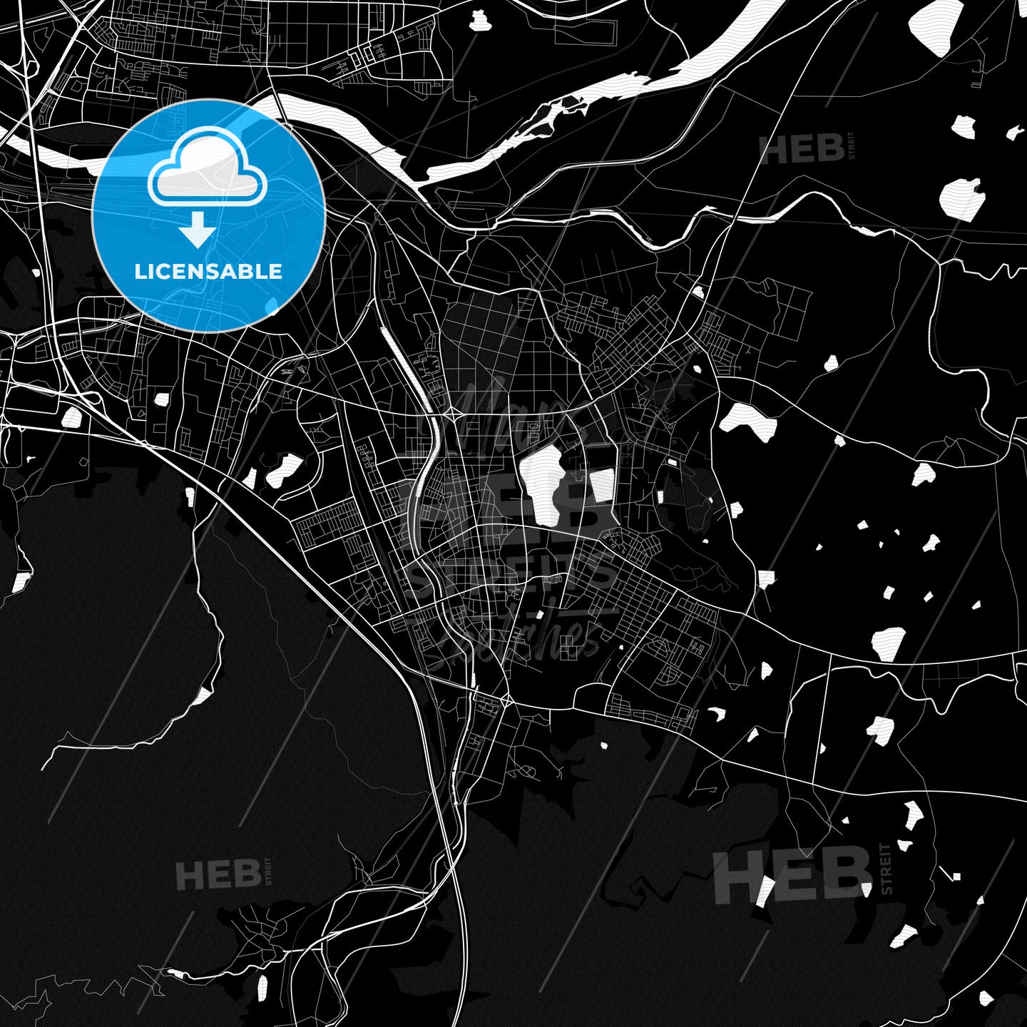 Gyeongsan, South Korea PDF map