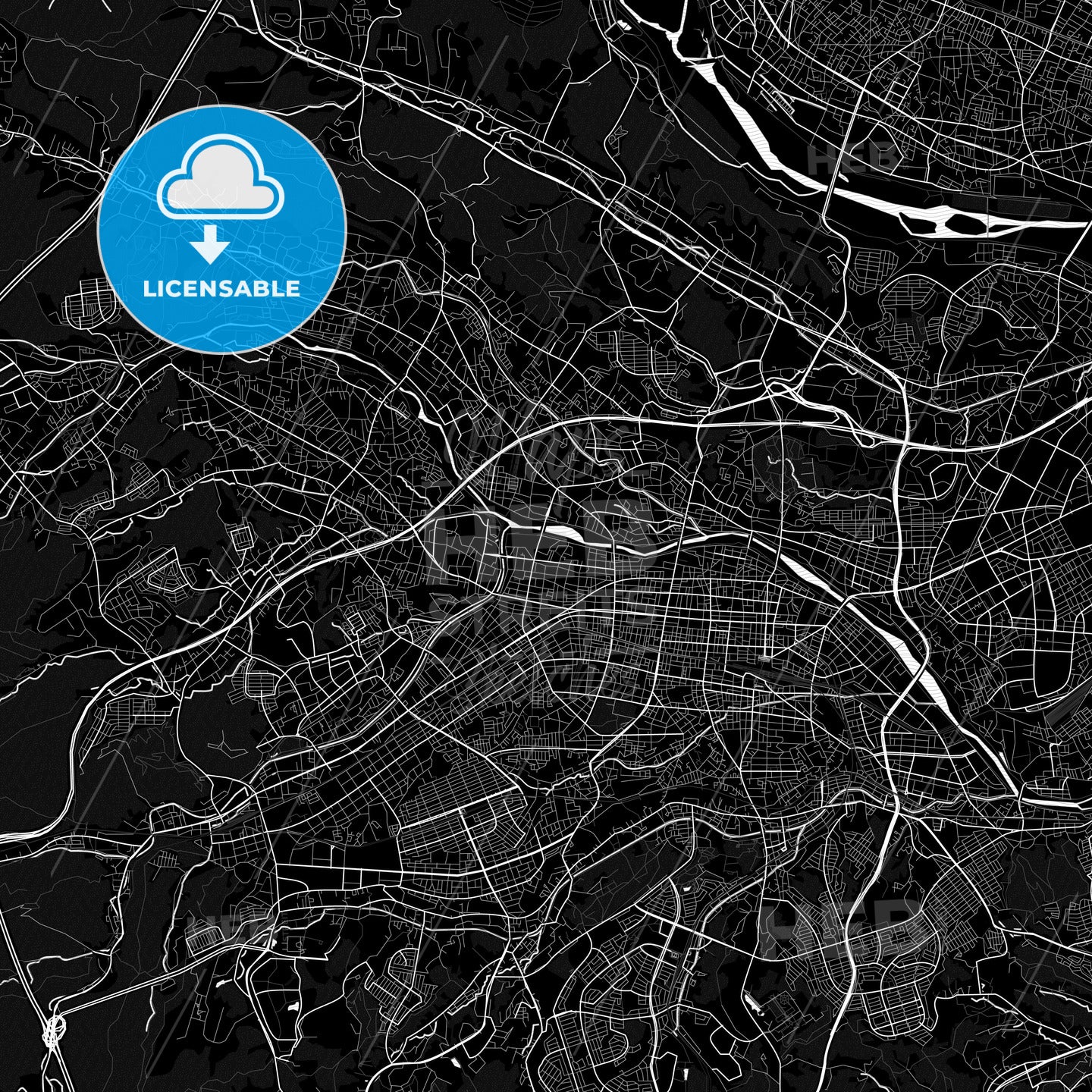 Hachiōji, Japan PDF map
