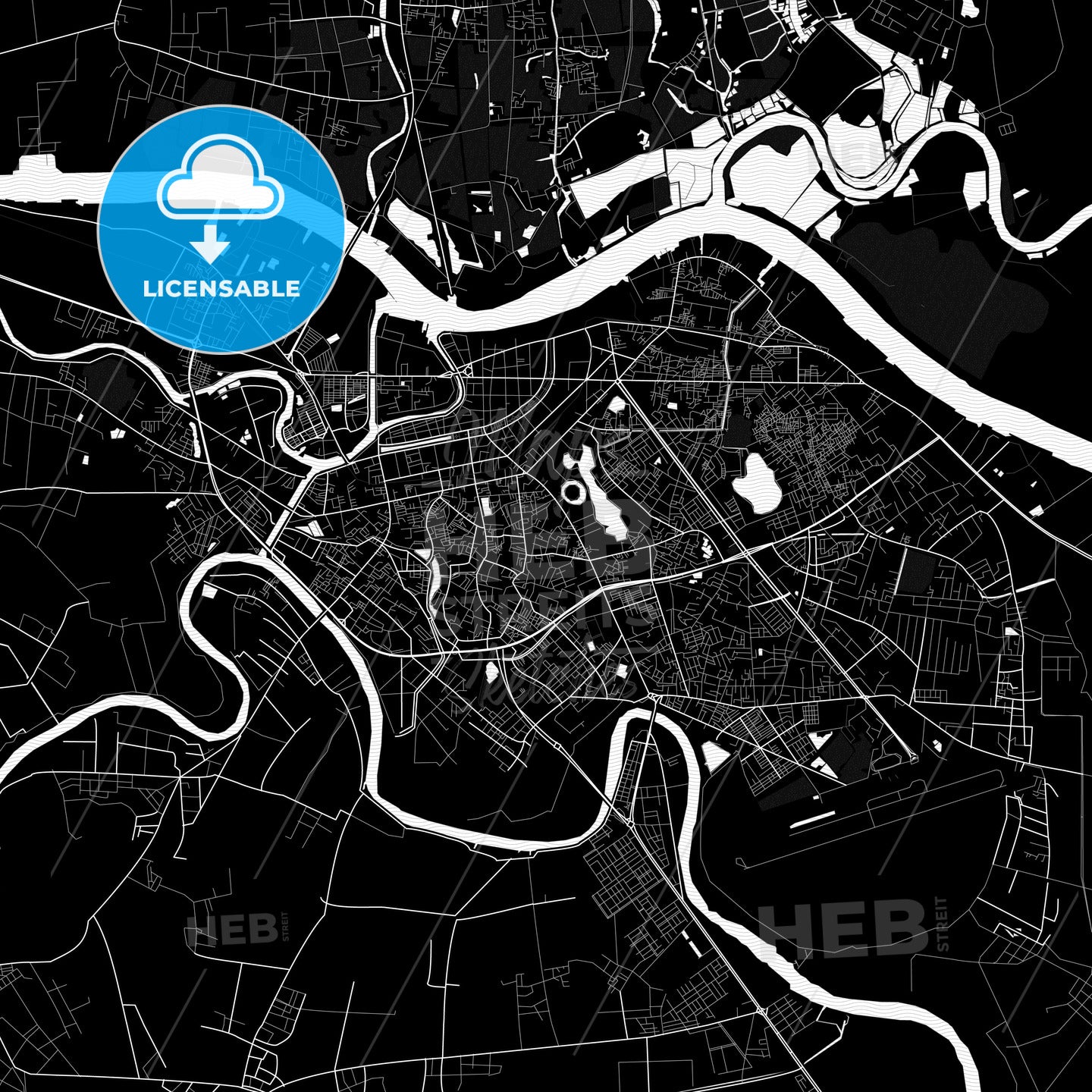 Haiphong, Vietnam PDF map