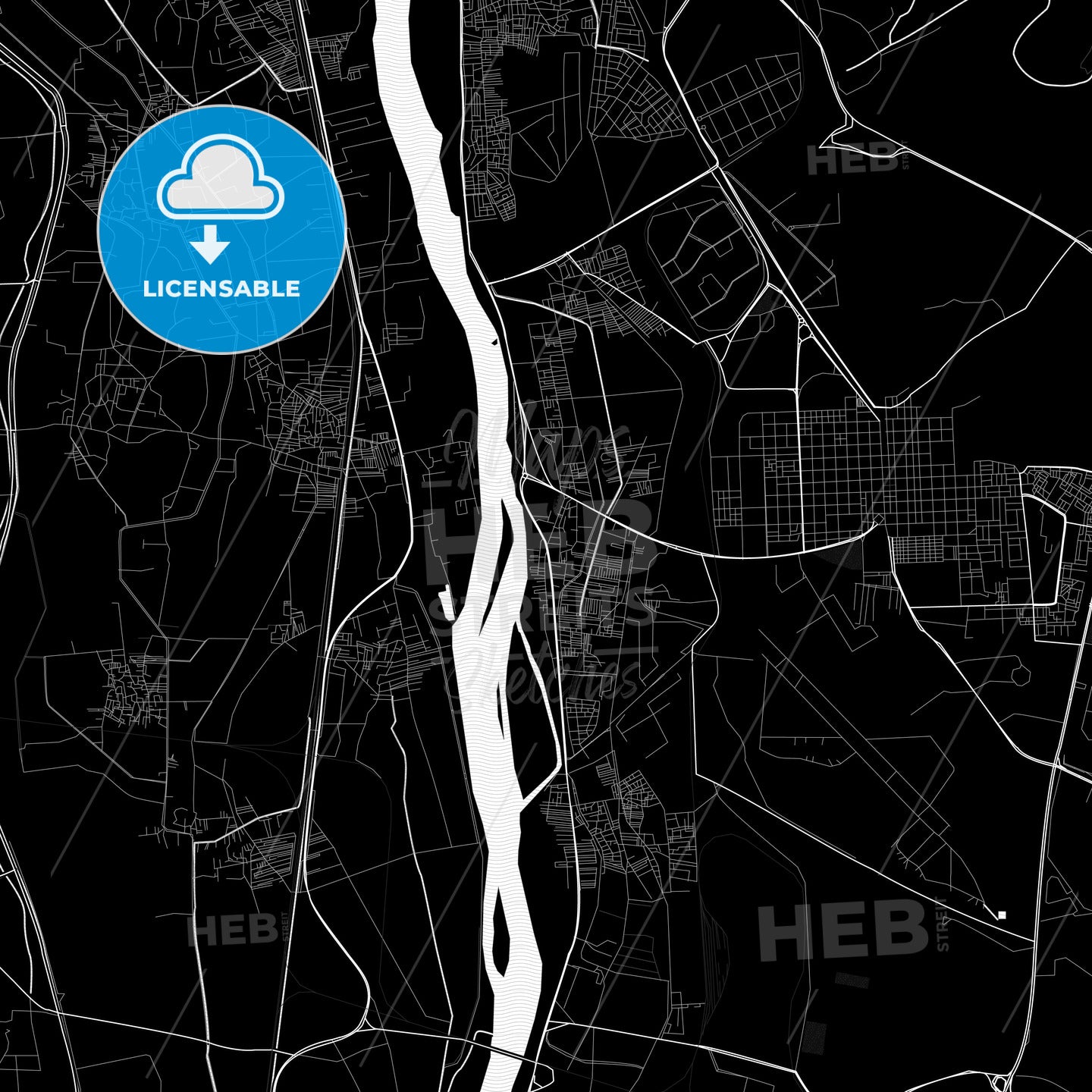 Halwan, Egypt PDF map