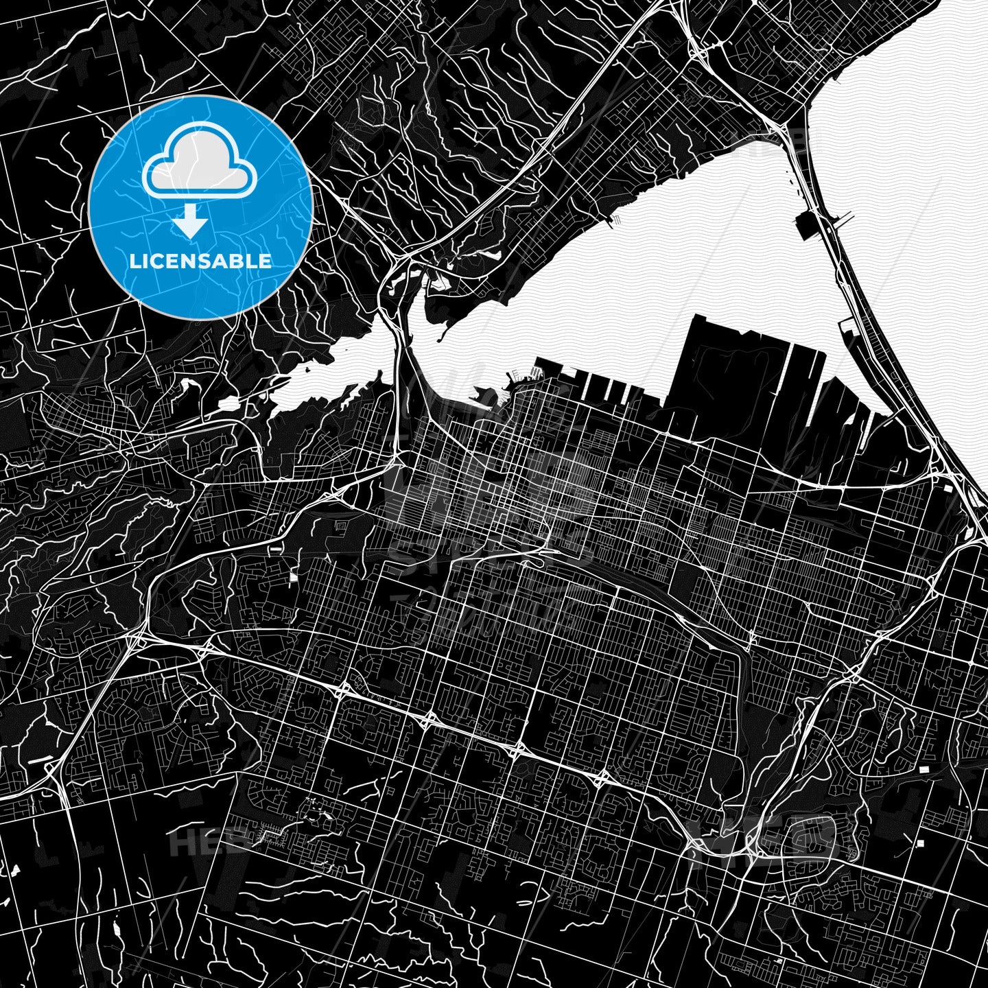 Hamilton, Canada PDF map