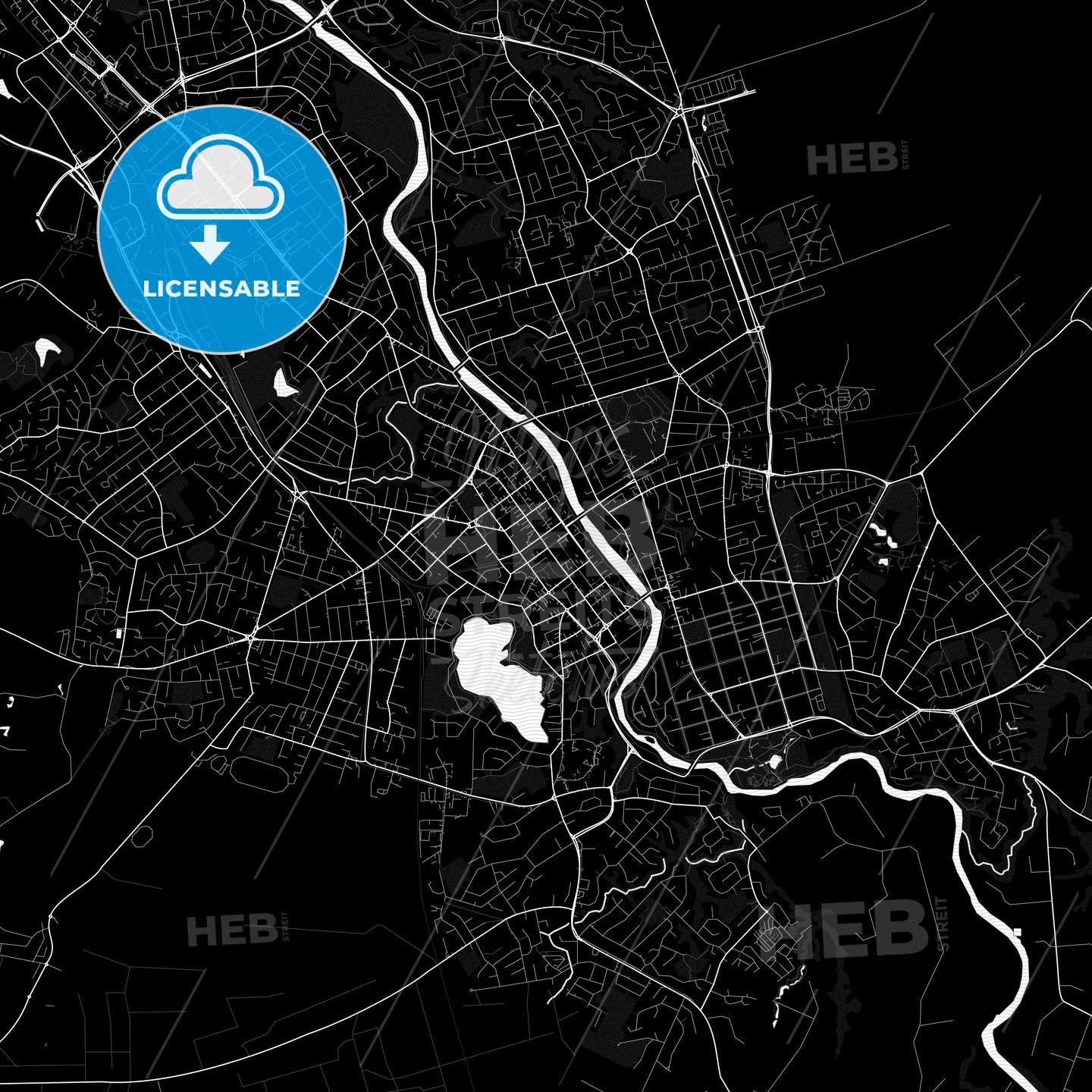 Hamilton, New Zealand PDF map