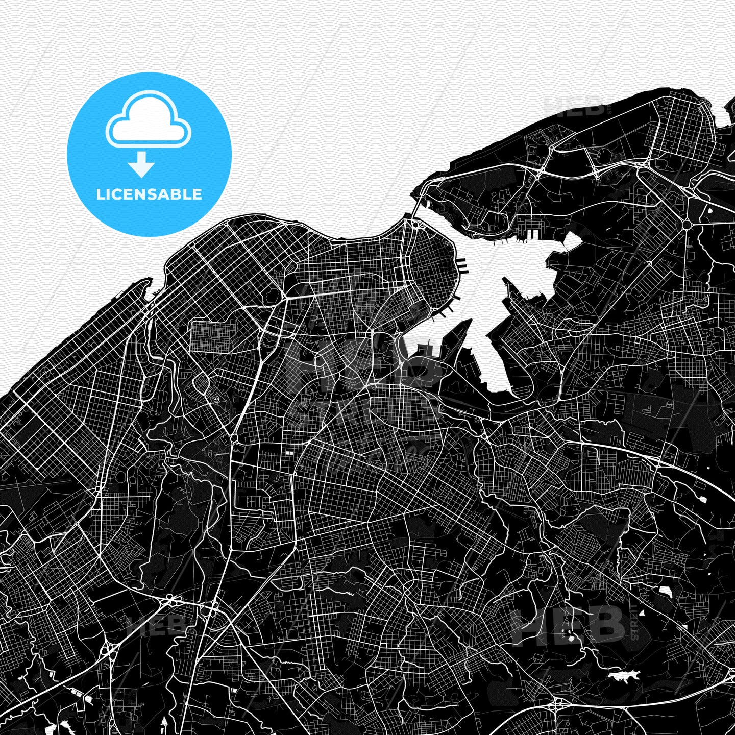 Havana, Cuba PDF map