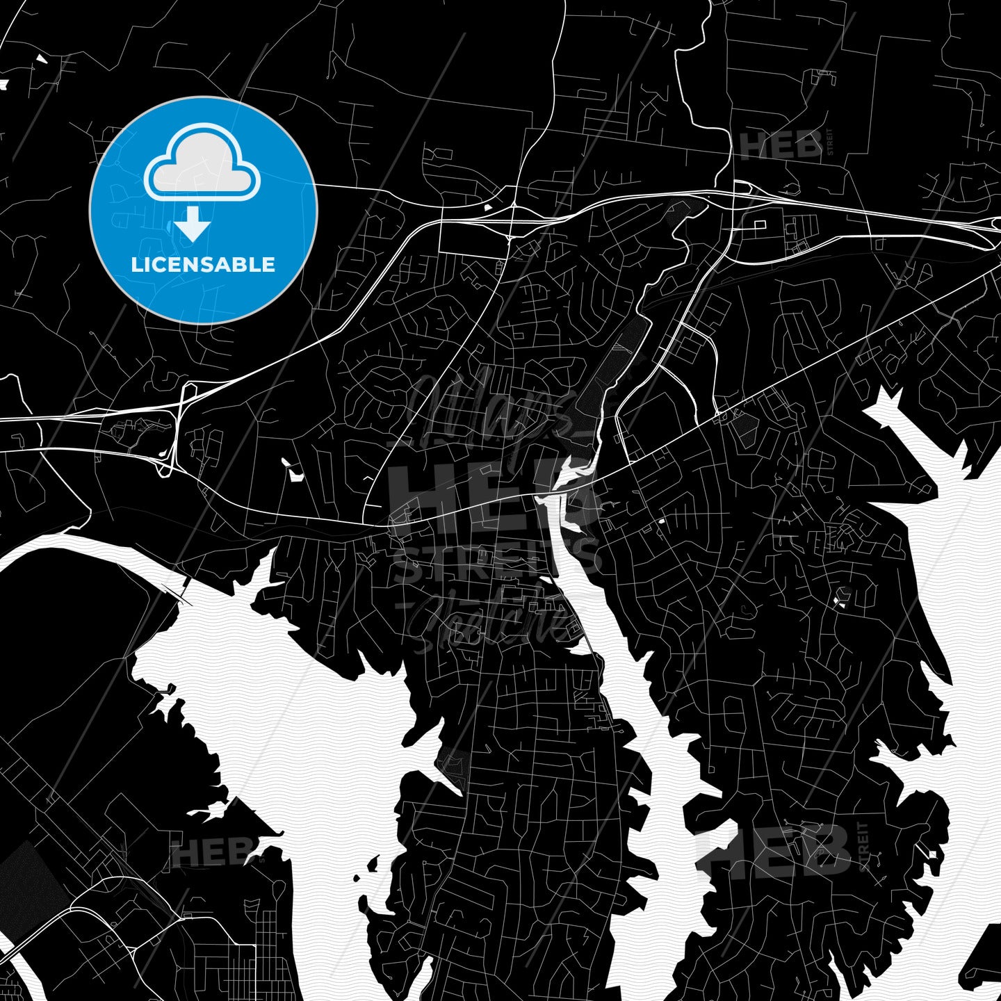 Hendersonville, Tennessee, United States, PDF map