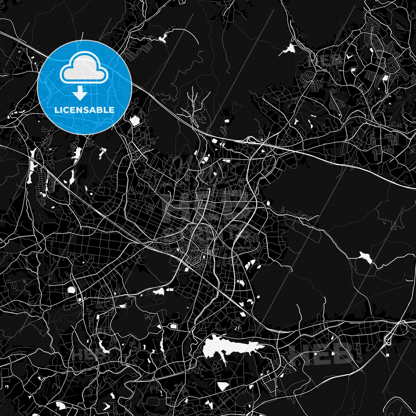 Higashihiroshima, Japan PDF map