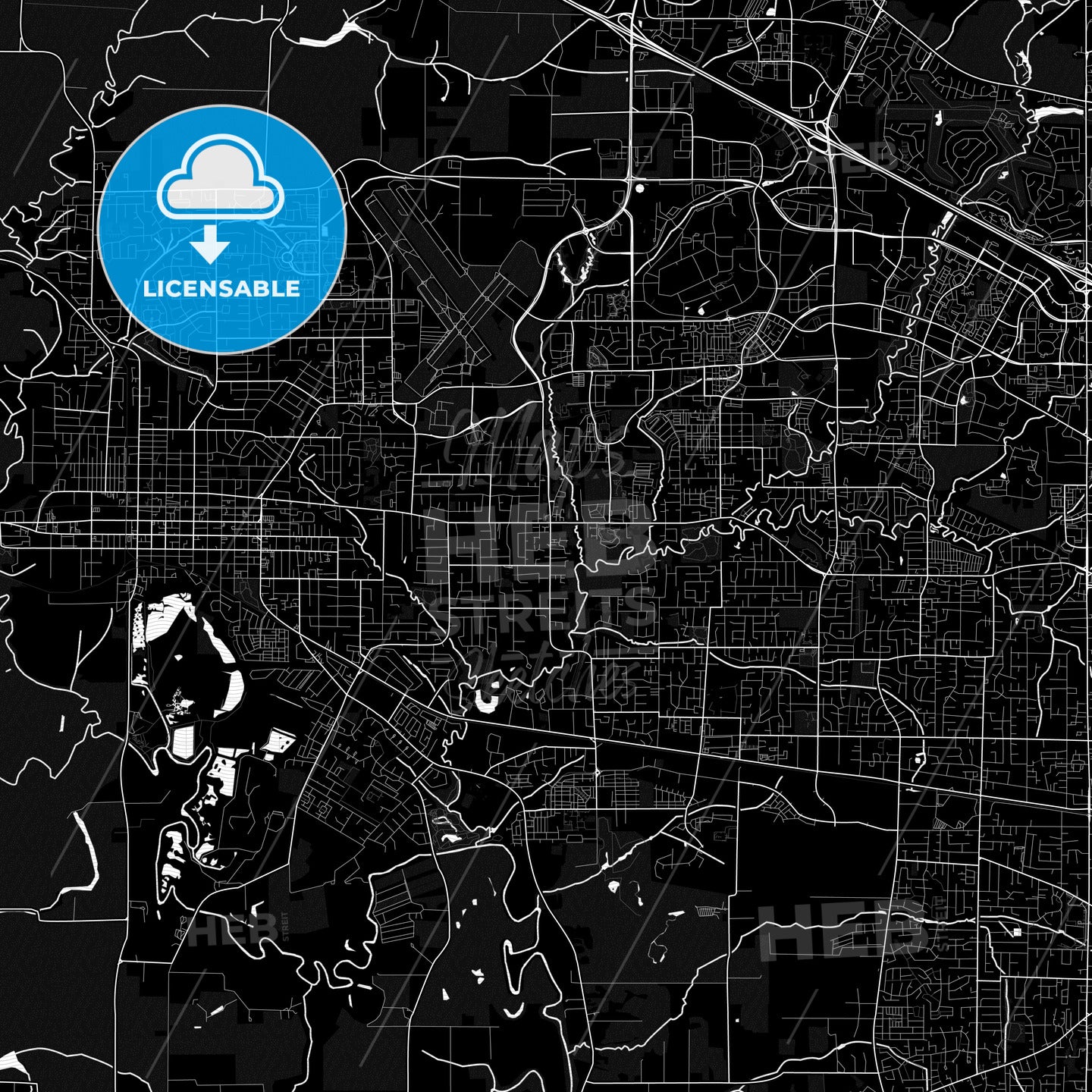 Hillsboro, Oregon, United States, PDF map