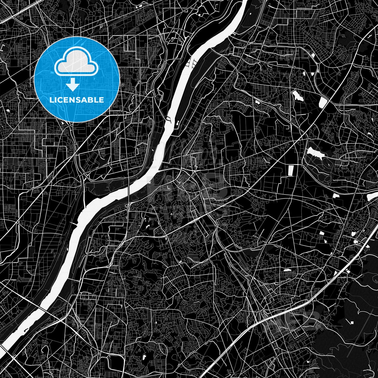 Hirakata, Japan PDF map