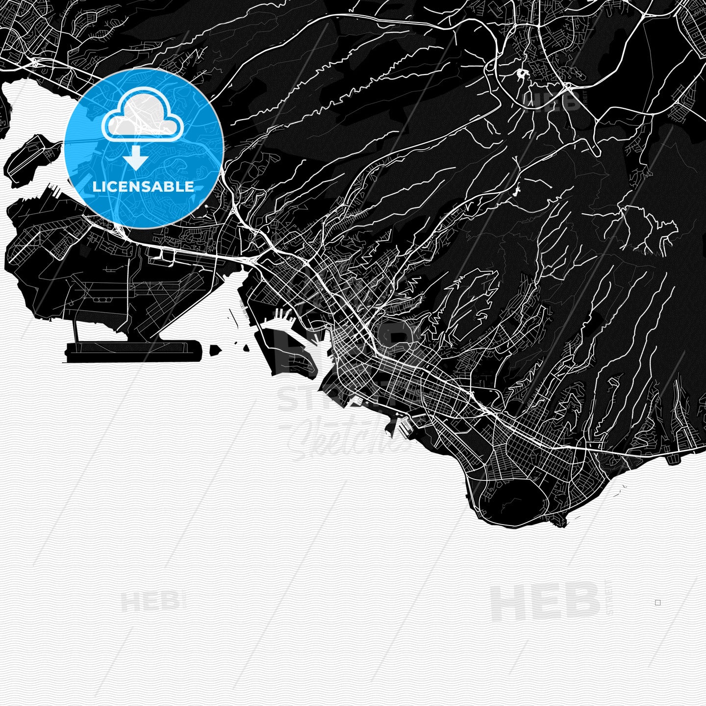 Honolulu, Hawaii, United States, PDF map