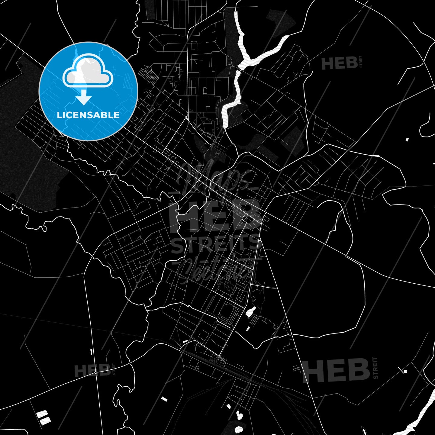 Horki, Belarus PDF map