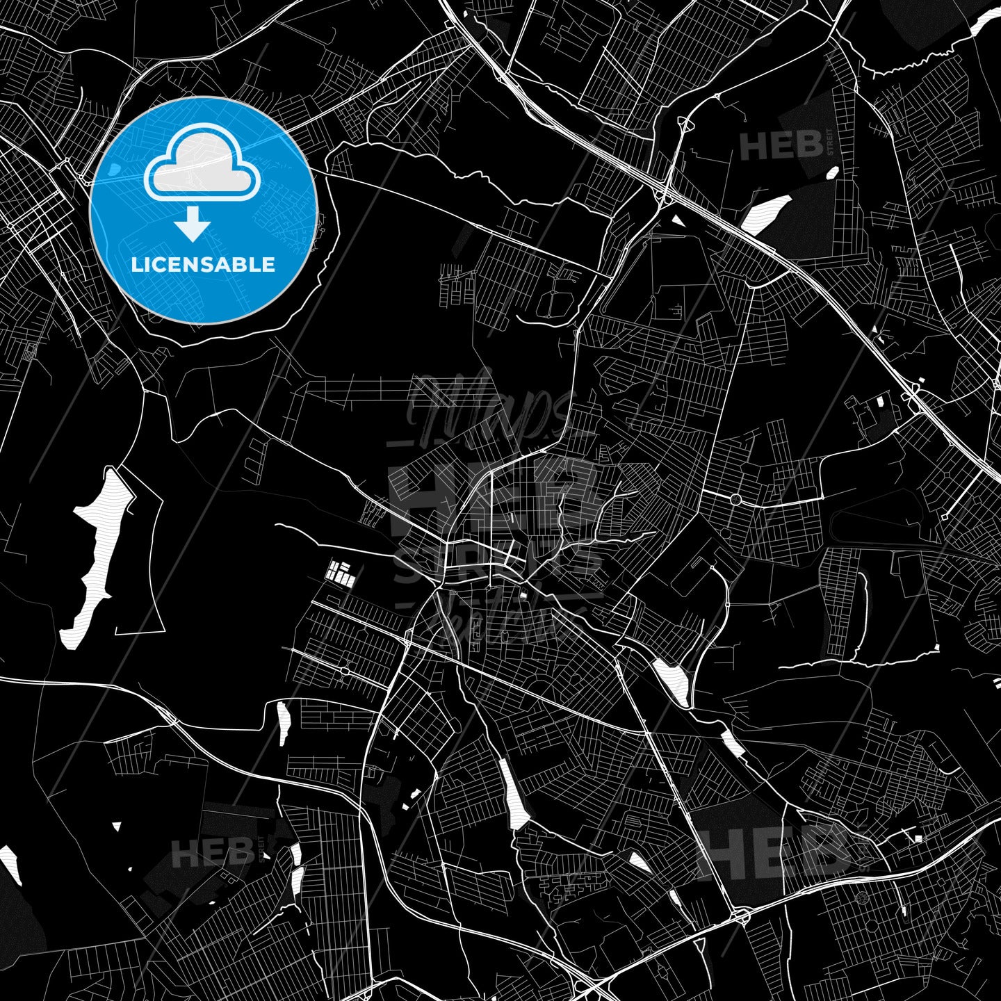 Hortolandia, Brazil PDF map