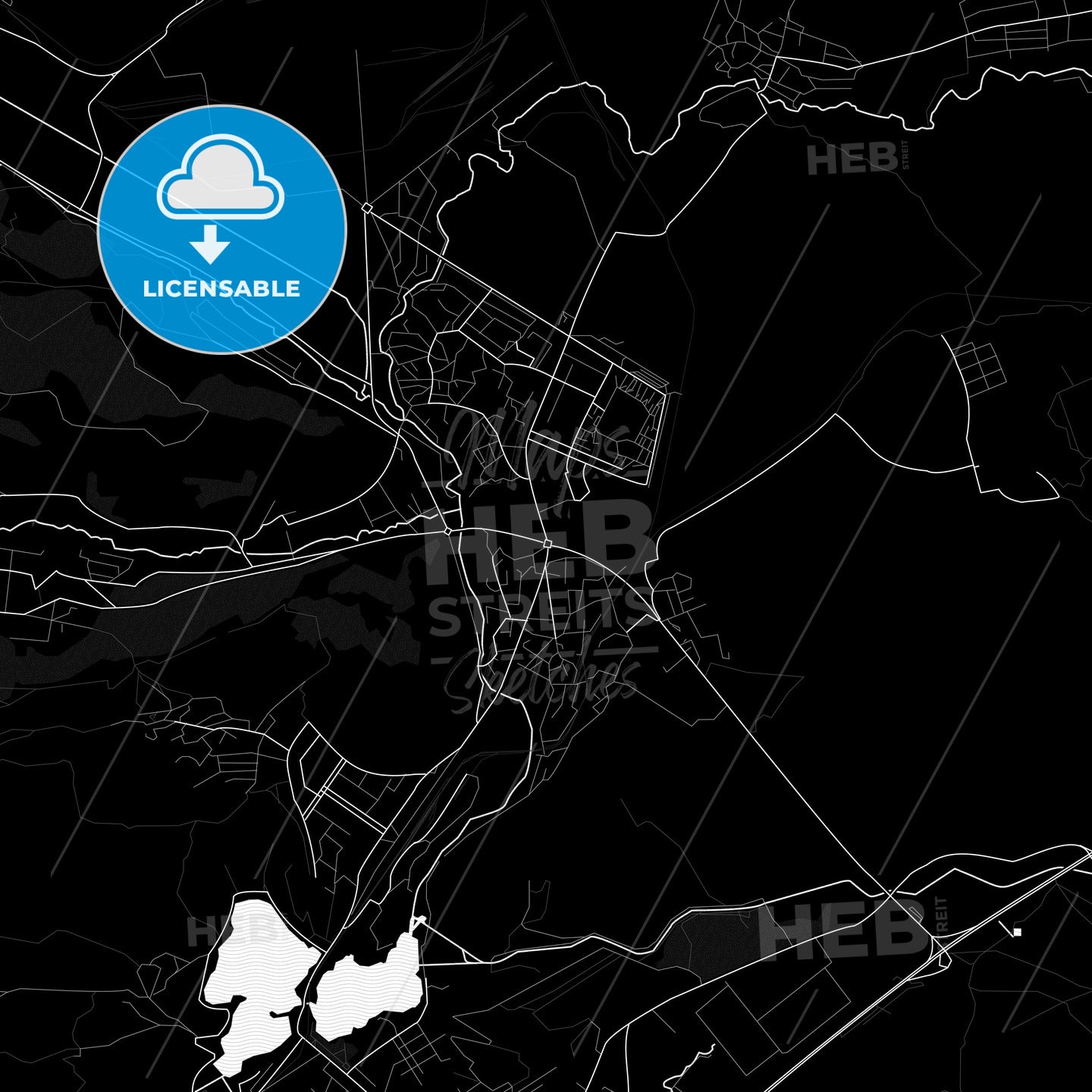 Hrazdan, Armenia PDF map