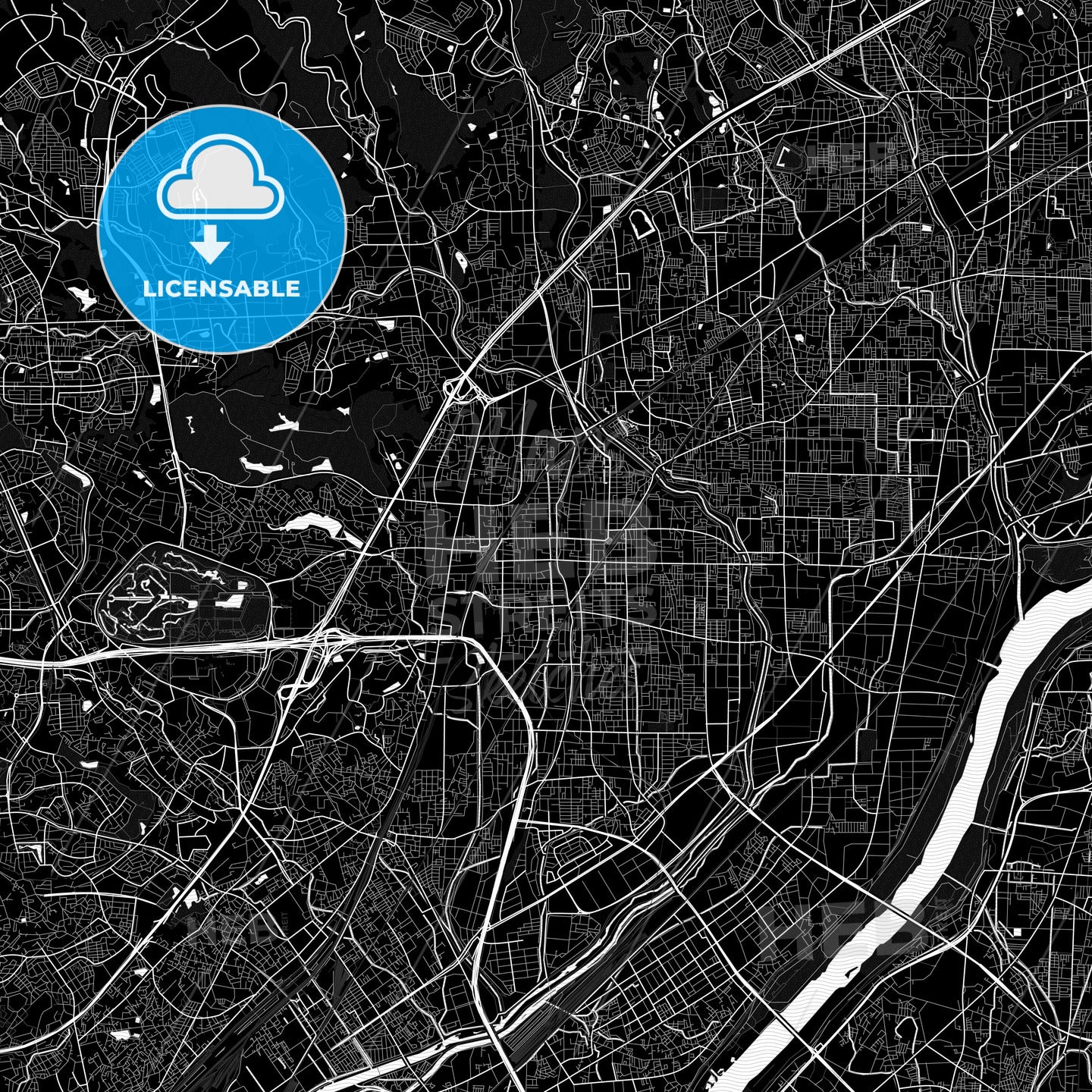 Ibaraki, Japan PDF map