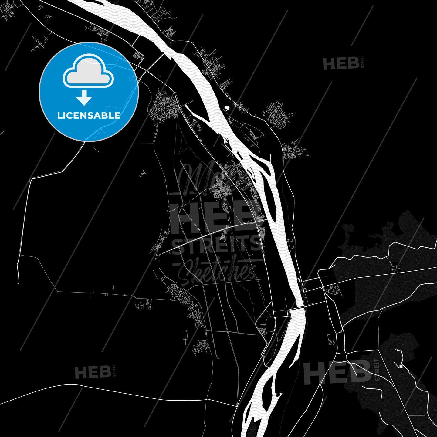 Idfu, Egypt PDF map
