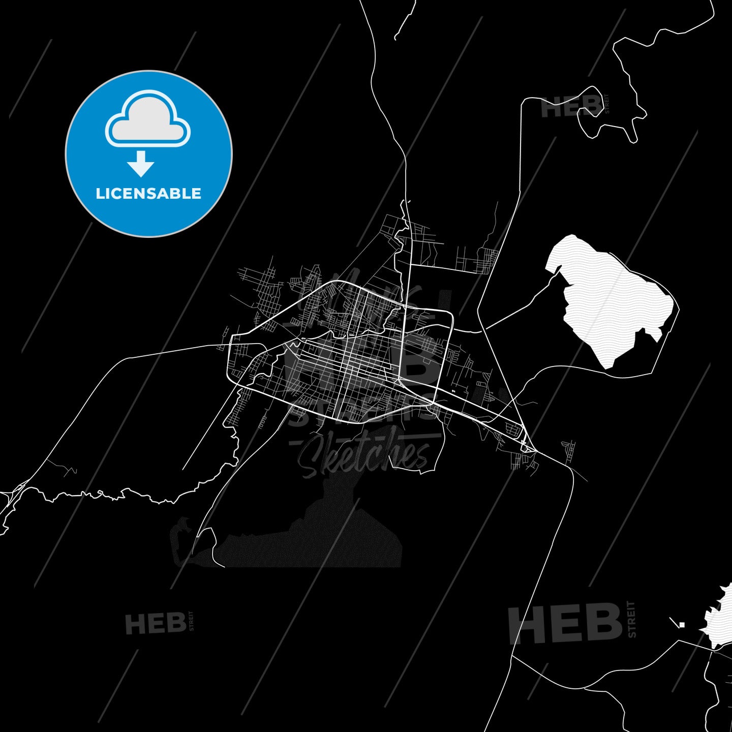 Iguala, Mexico PDF map