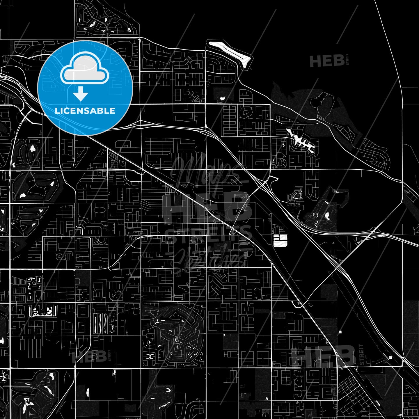 Indio, California, United States, PDF map
