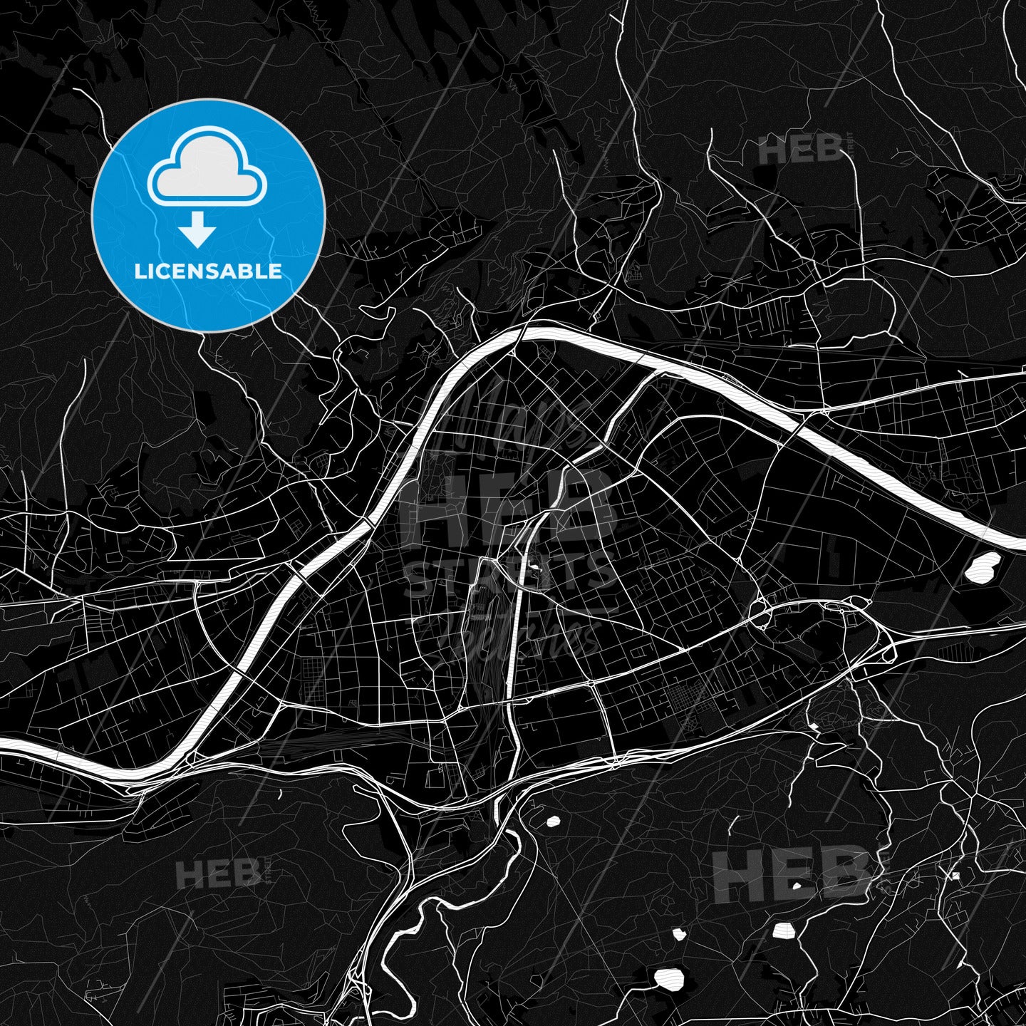 Innsbruck, Austria PDF map