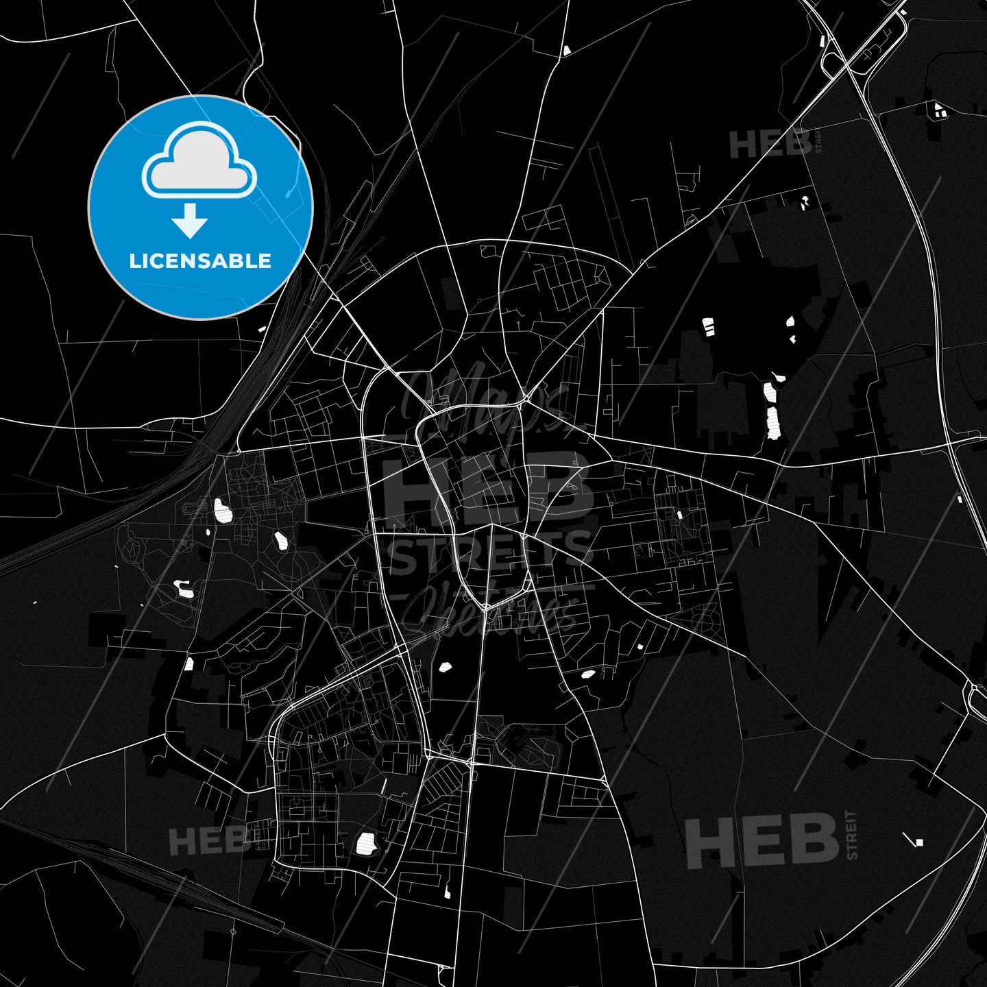 Inowrocław, Poland PDF map