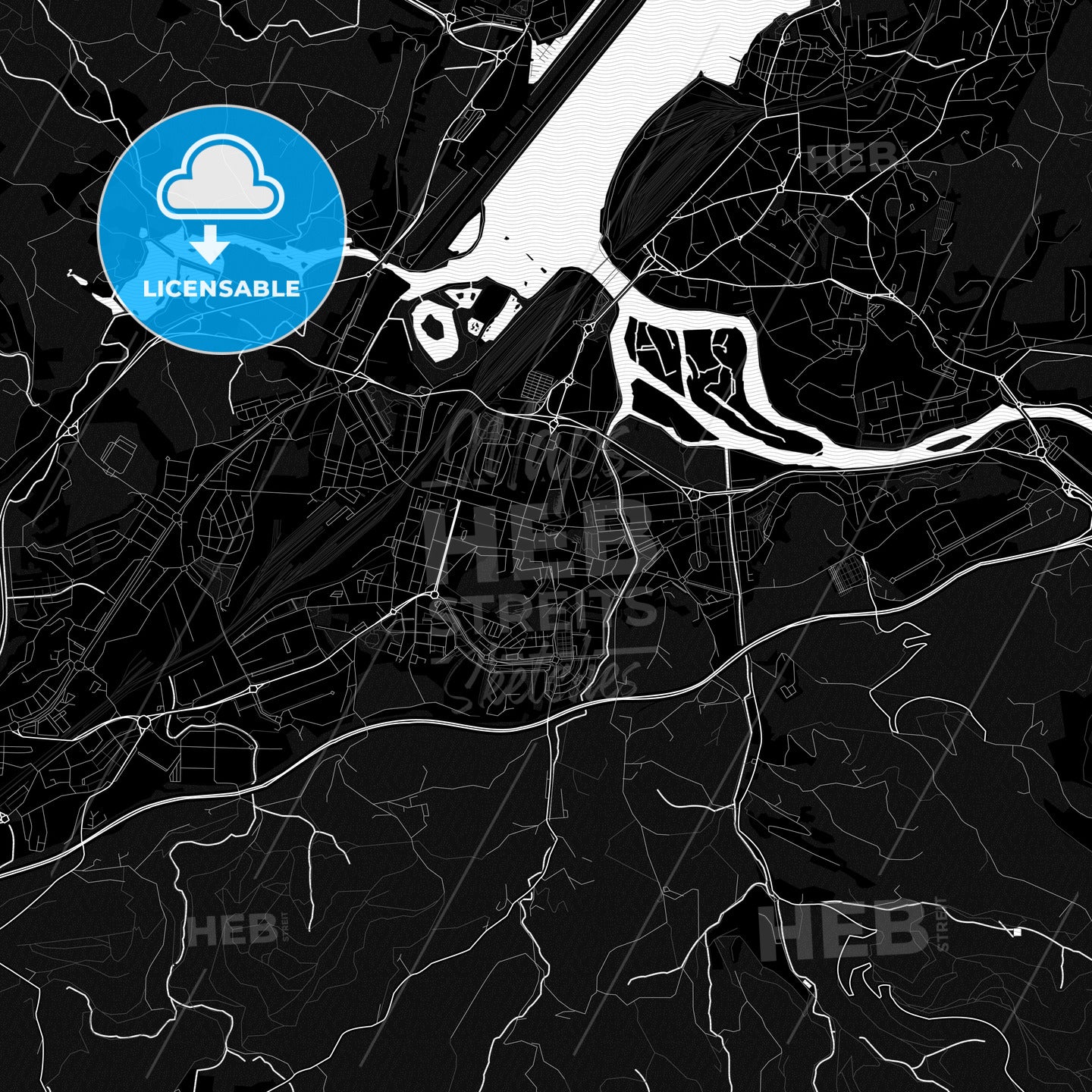 Irun, Spain PDF map