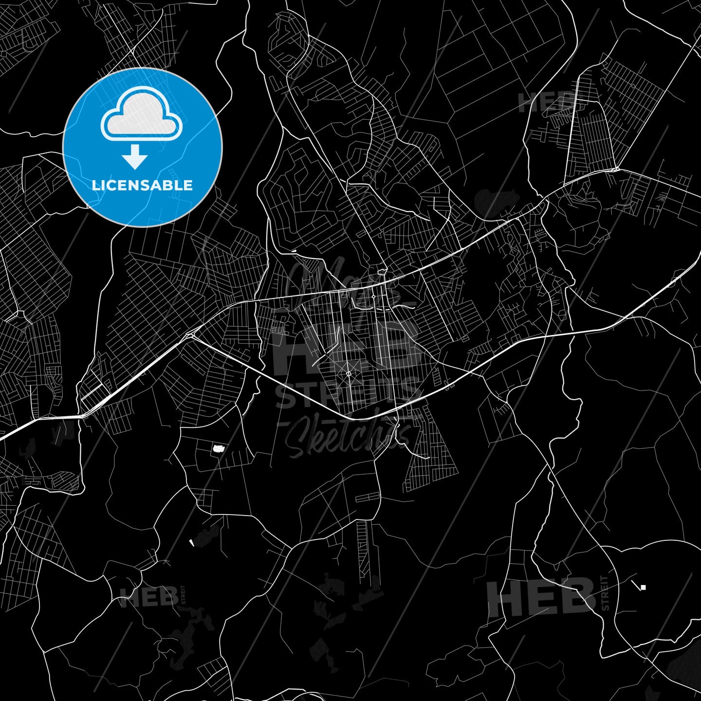 Itaborai, Brazil PDF map