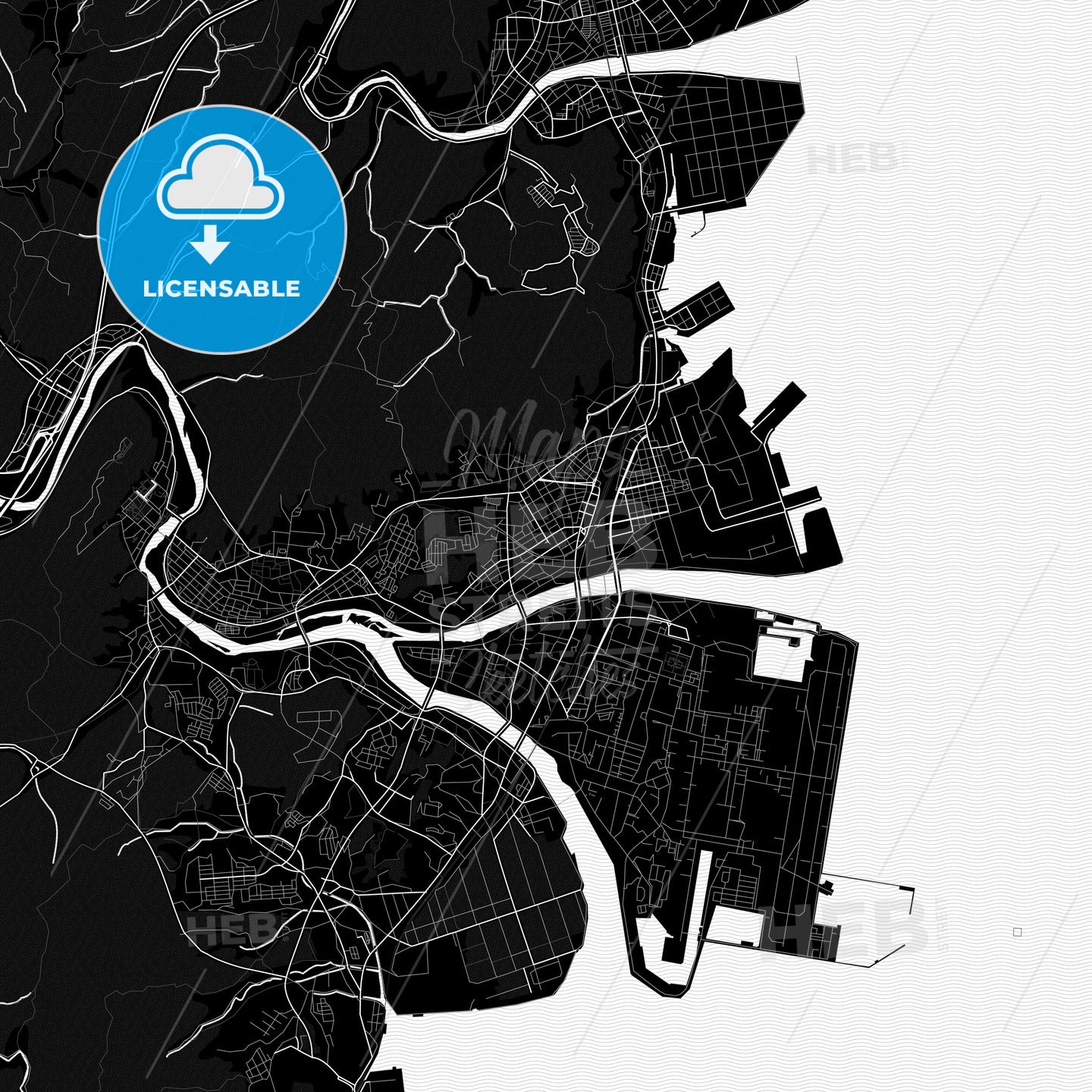 Iwakuni, Japan PDF map