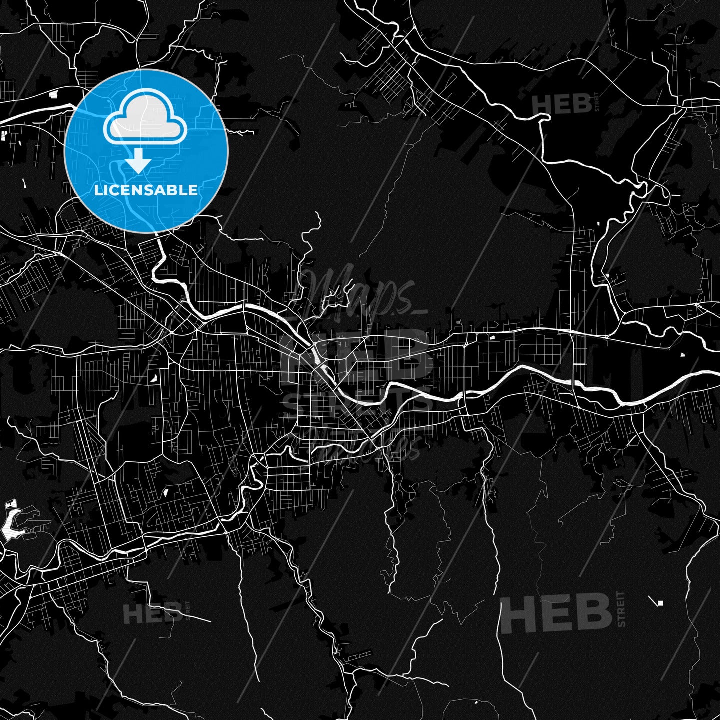 Jaragua do Sul, Brazil PDF map