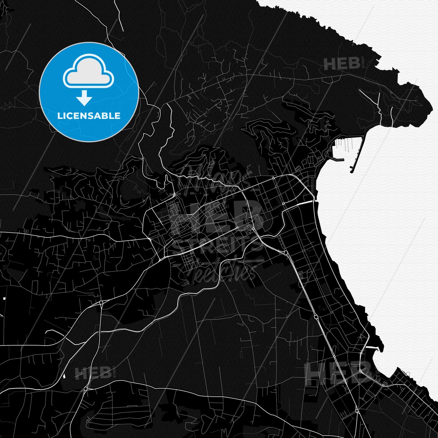 Javea, Spain PDF map