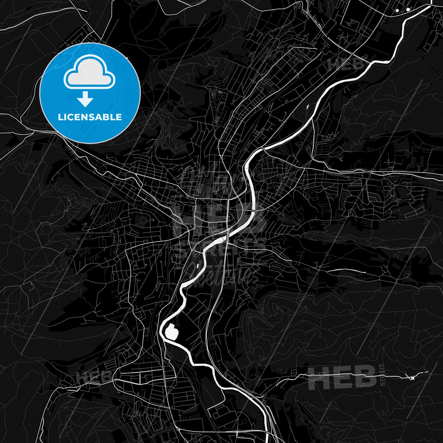 Jena, Germany PDF map