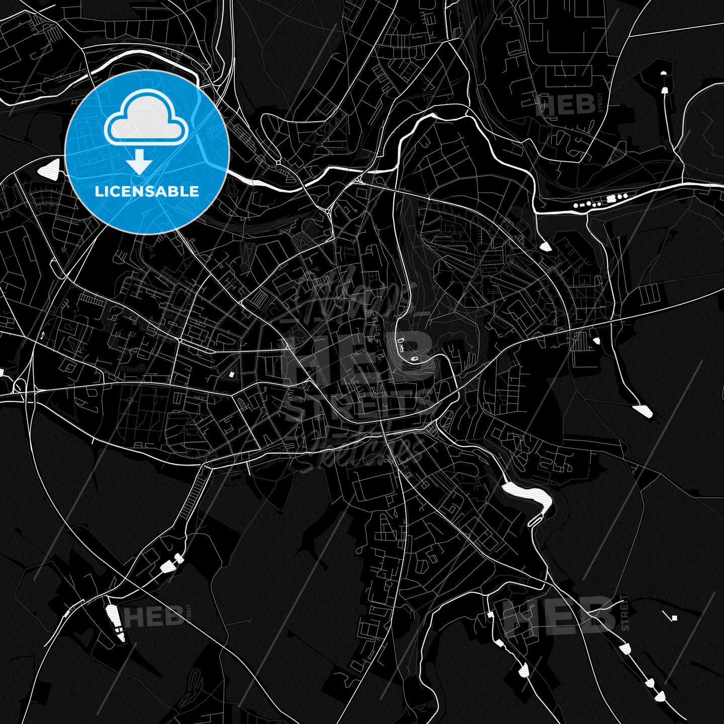 Jihlava, Czechia PDF map
