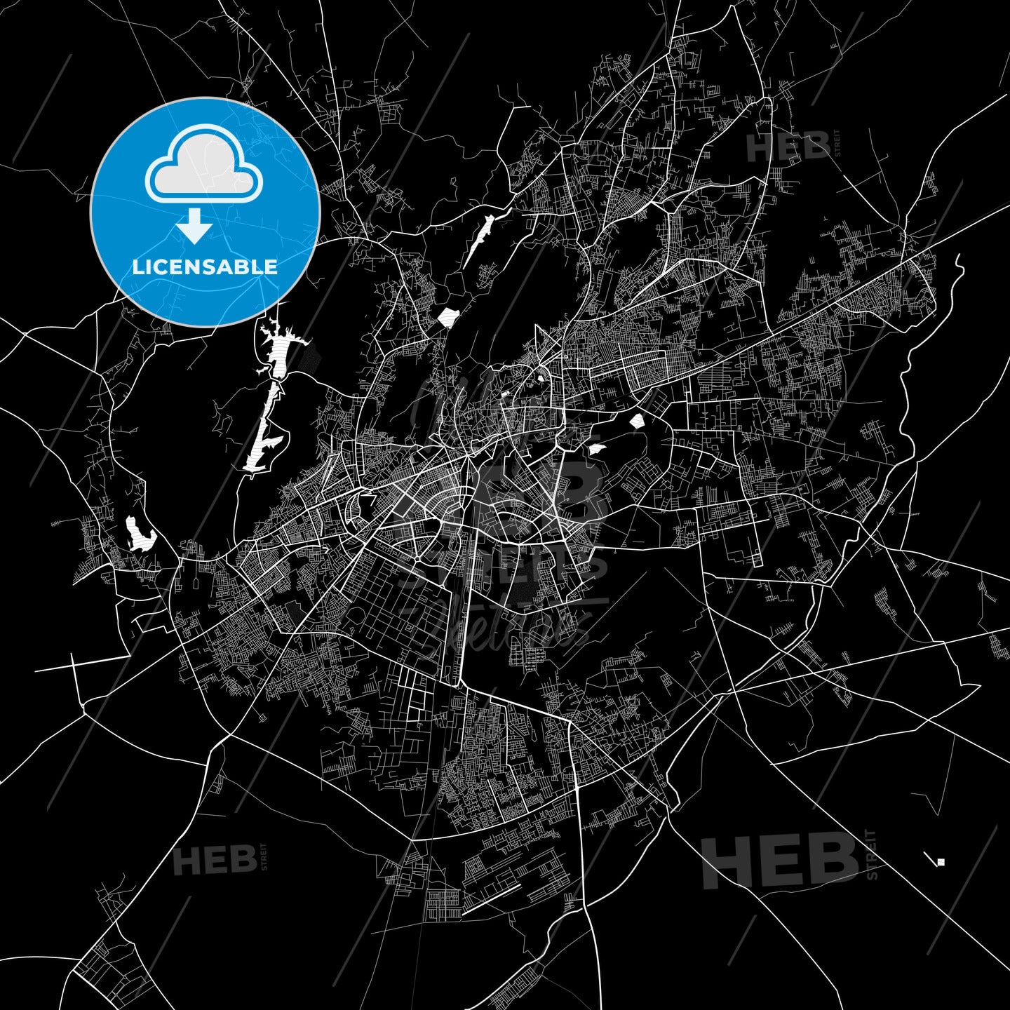 Jodhpur, India PDF map