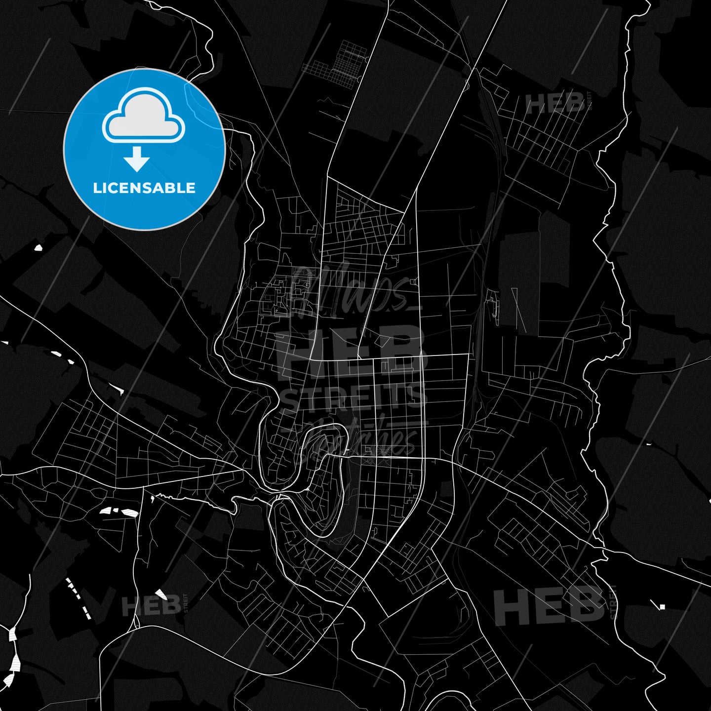 Kamianets-Podilskyi, Ukraine PDF map