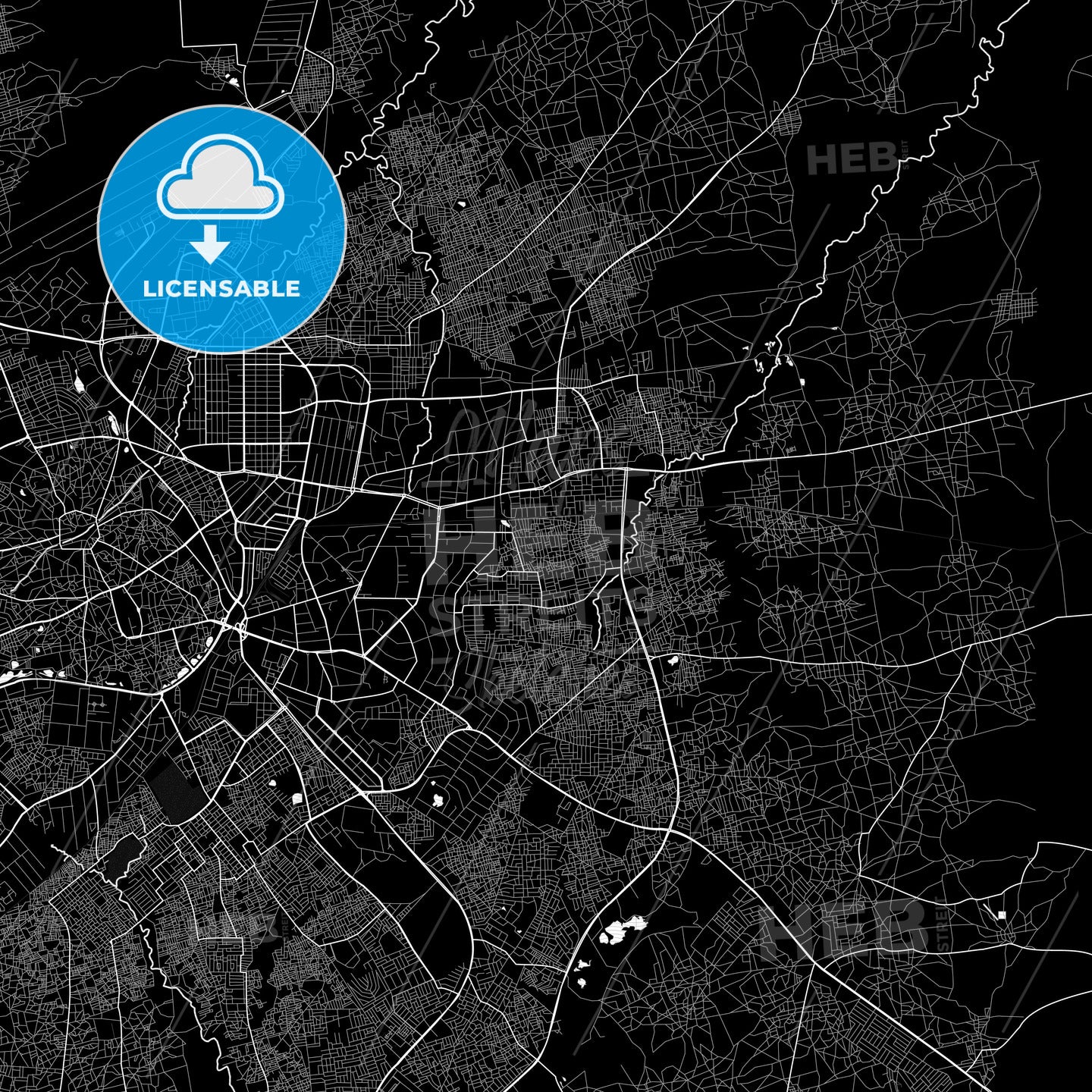Kano, Nigeria PDF map