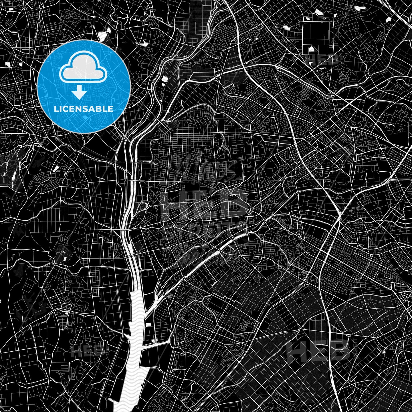 Kariya, Japan PDF map