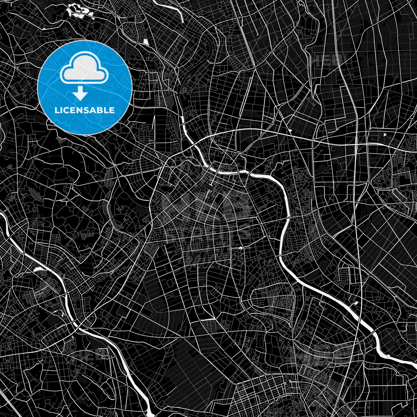 Kasukabe, Japan PDF map